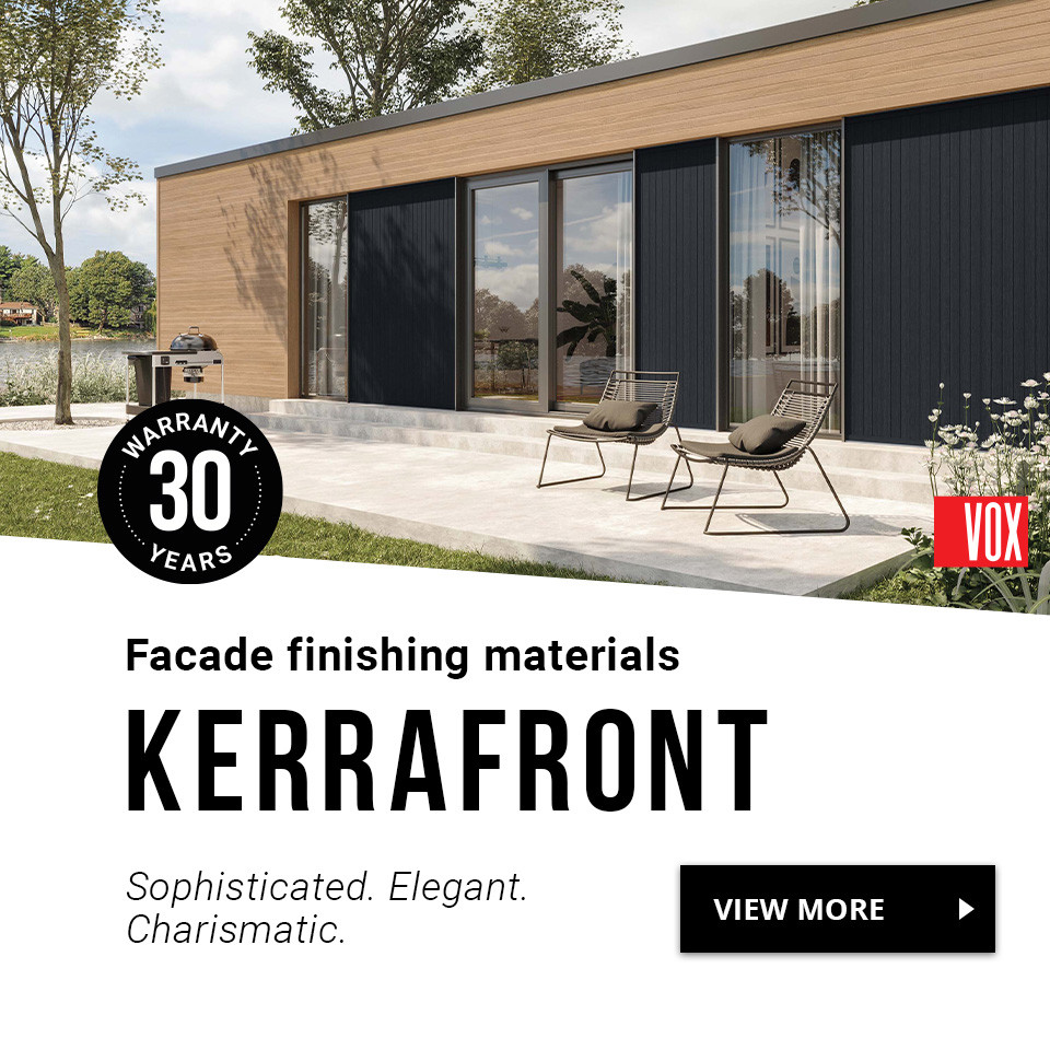 Kerrafront facade finishing materials